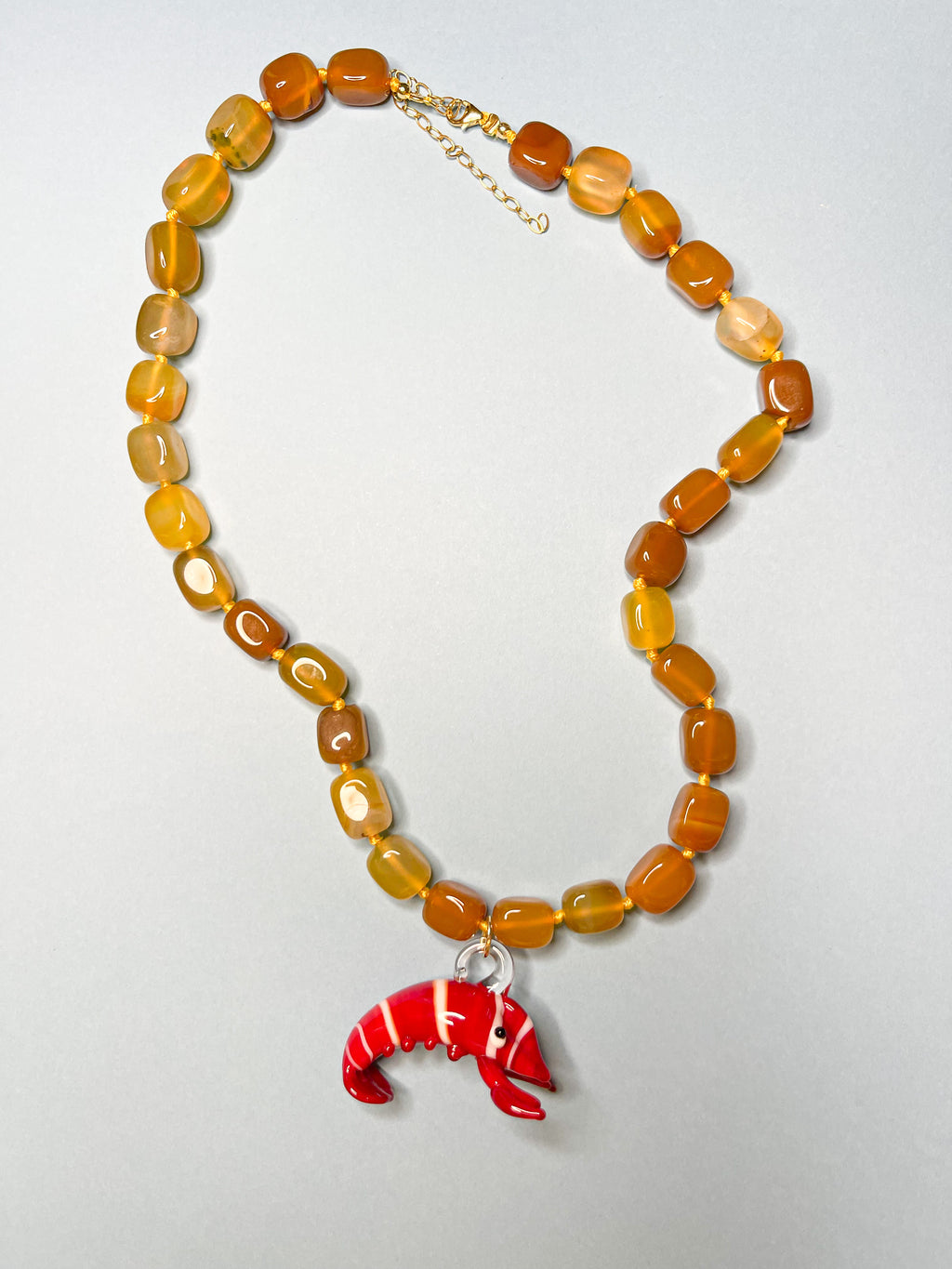 GAMBERETTO LOVER NECKLACE YELLOW