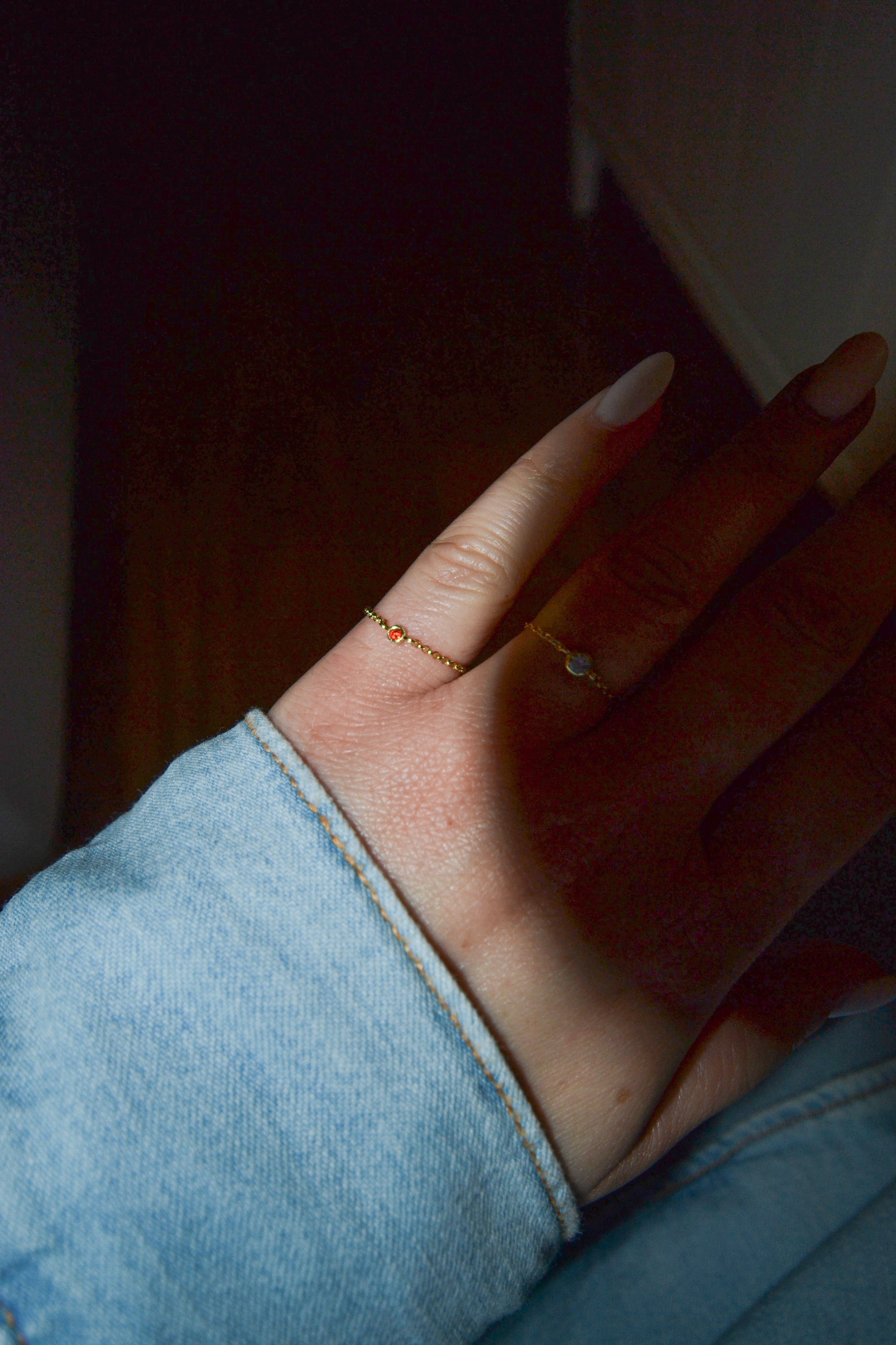 CATENINA + ZIRCONIA RING PRE-ORDINE