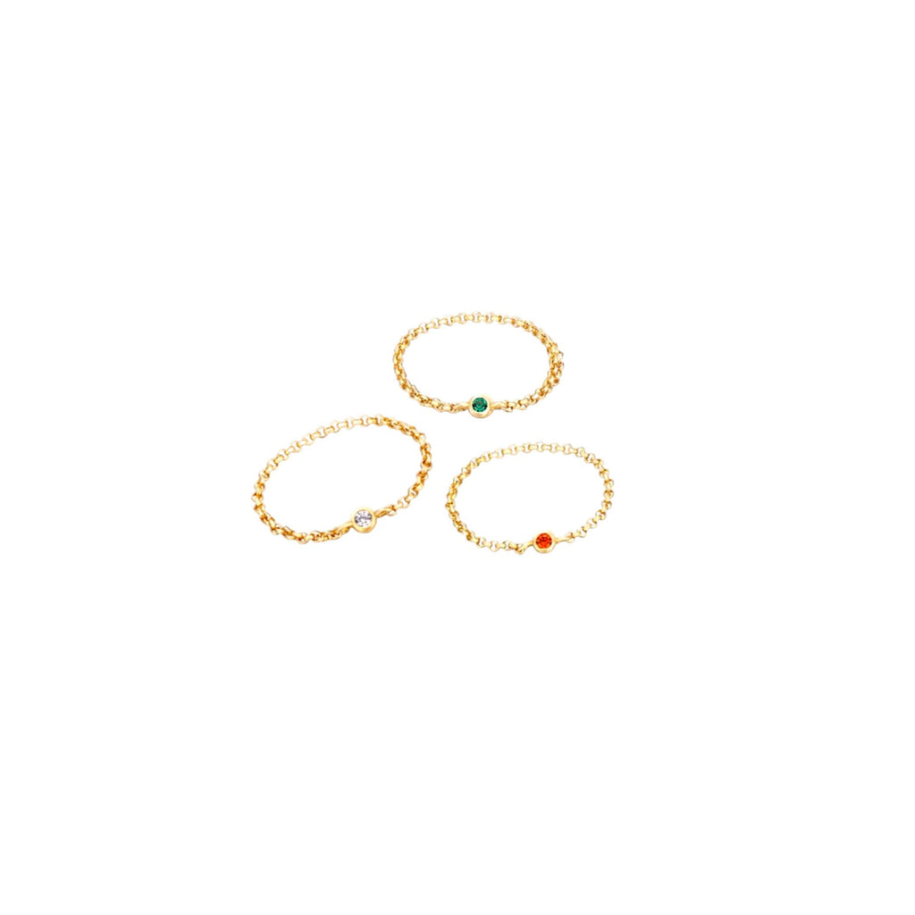 CATENINA + ZIRCONIA RING PRE-ORDINE