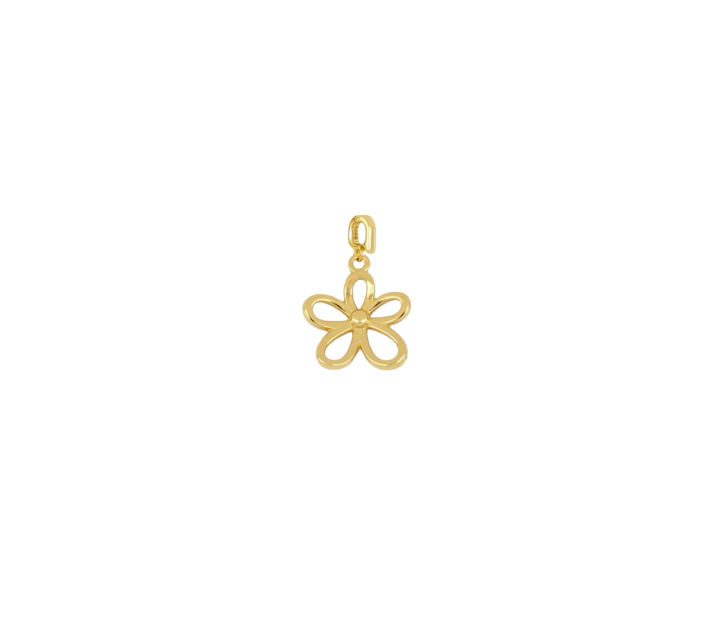 FLOWER PENDANT GOLD