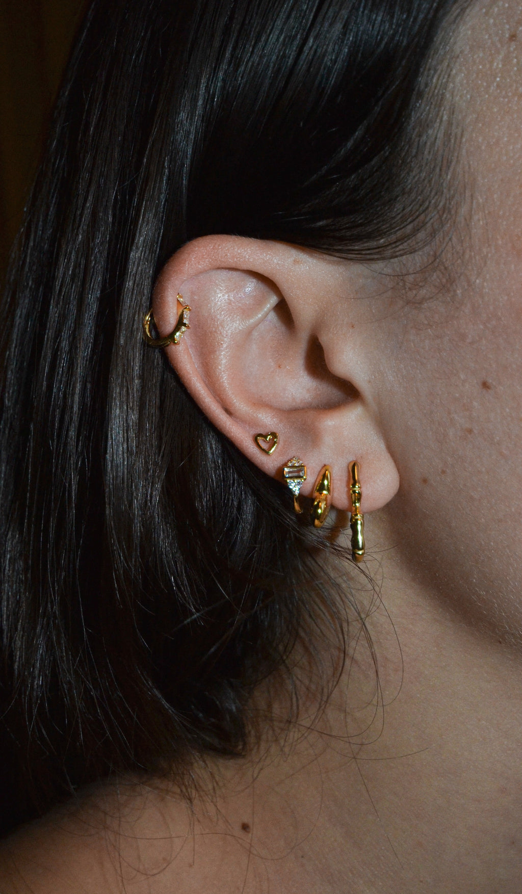 MICRO COEUR EARRING