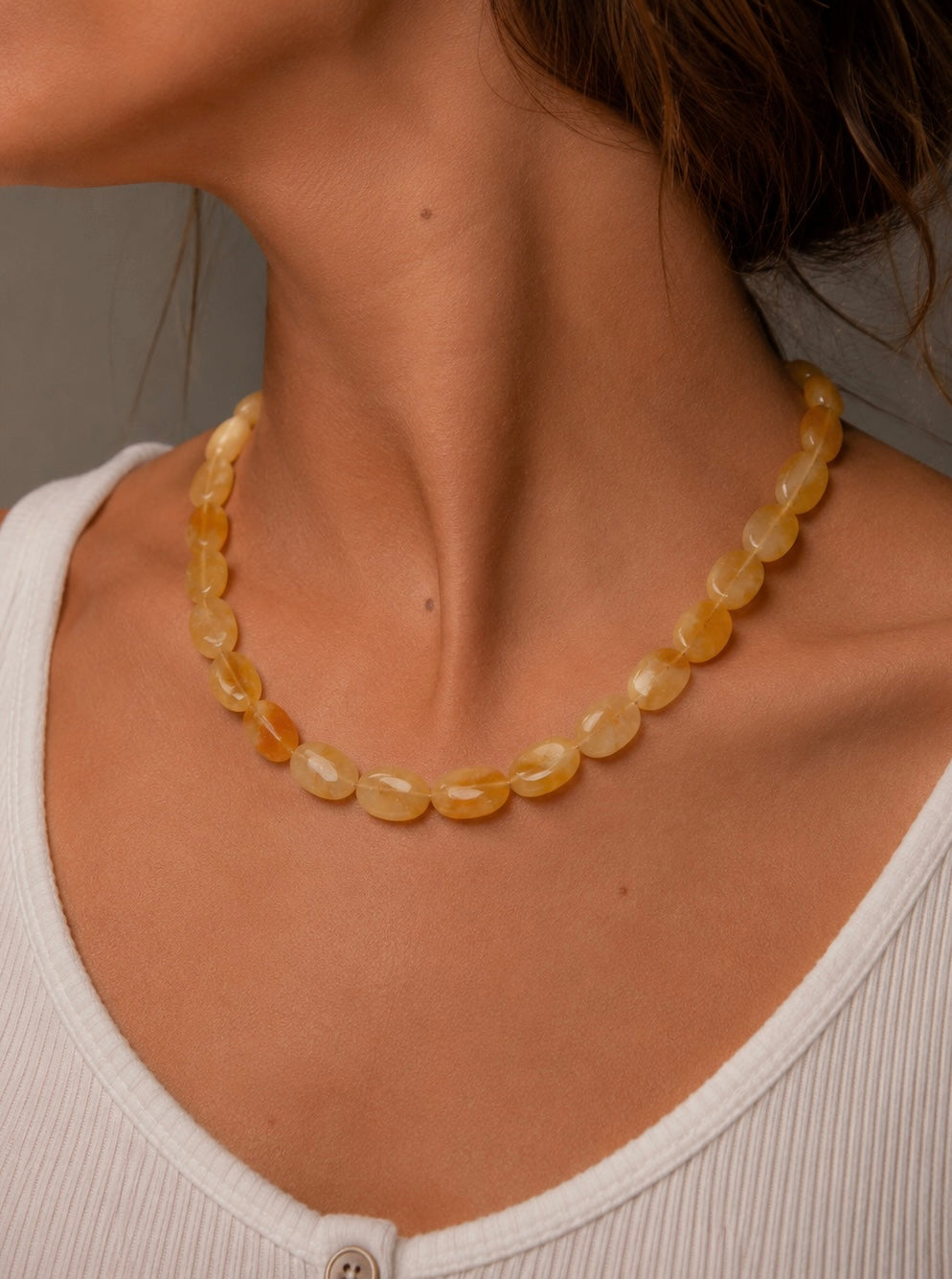 JADE NECKLACE ORANGE