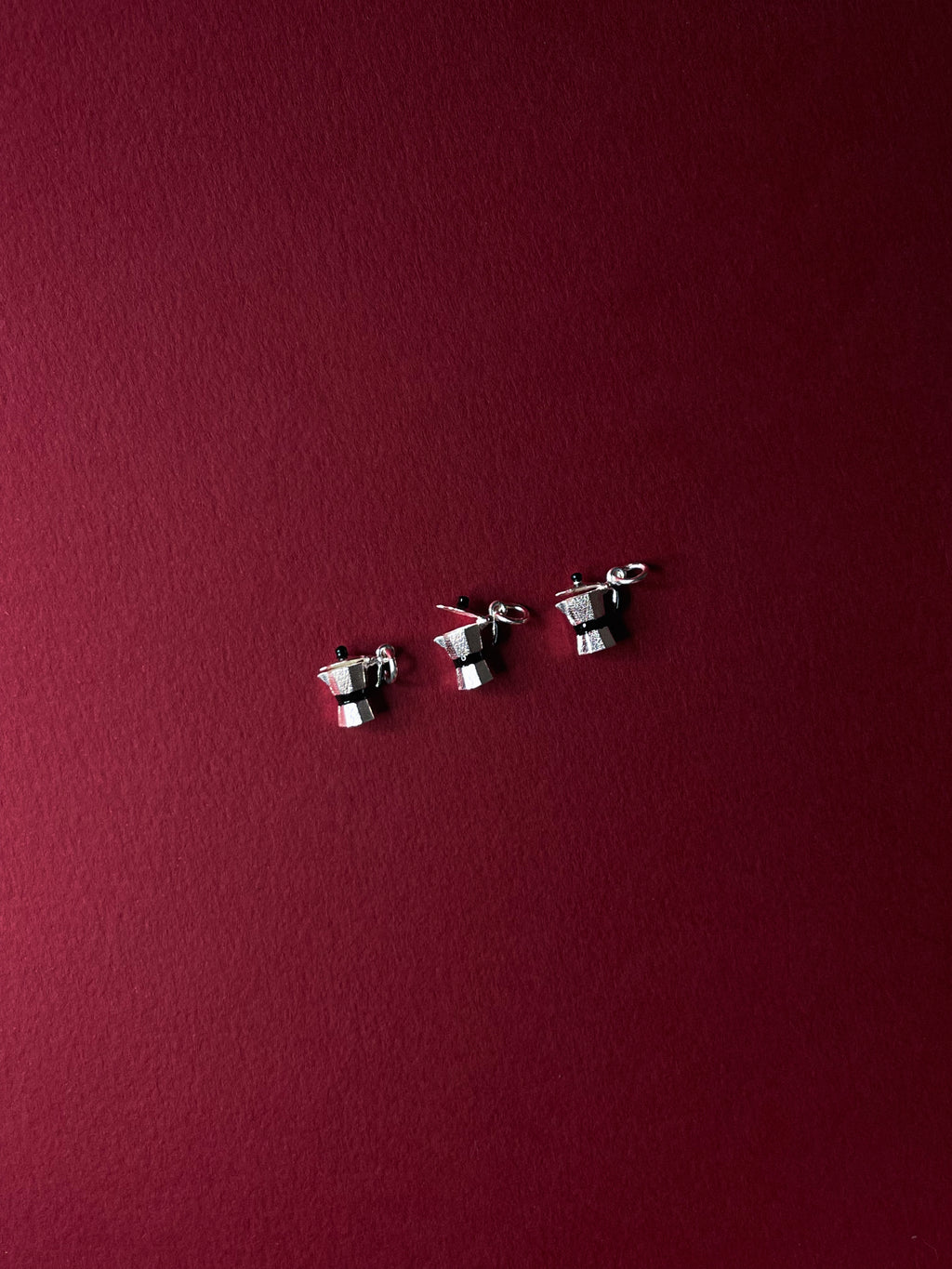 MOKA PENDANT SILVER/BLACK PRE-ORDINE