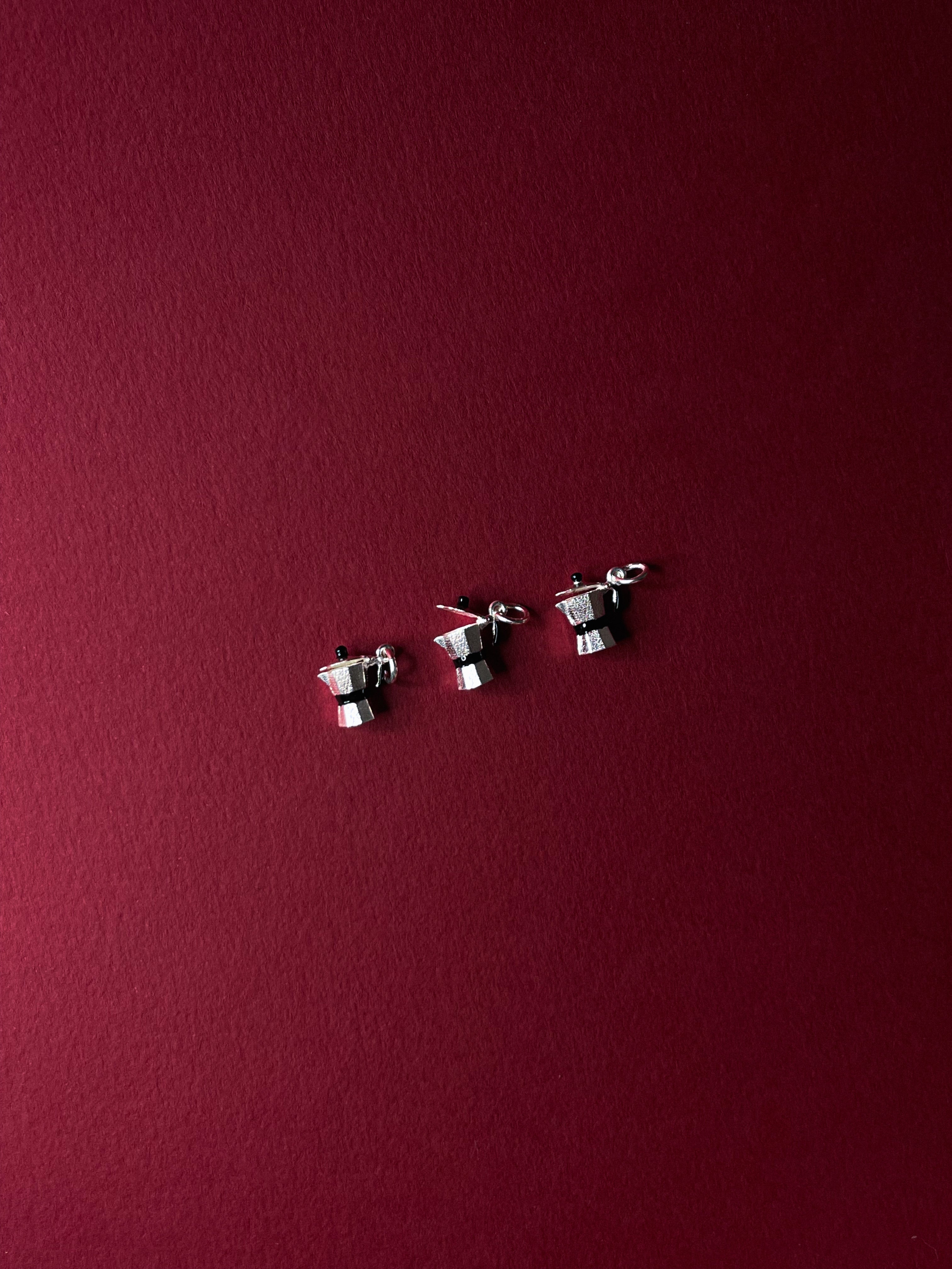 MOKA PENDANT SILVER/BLACK PRE-ORDINE