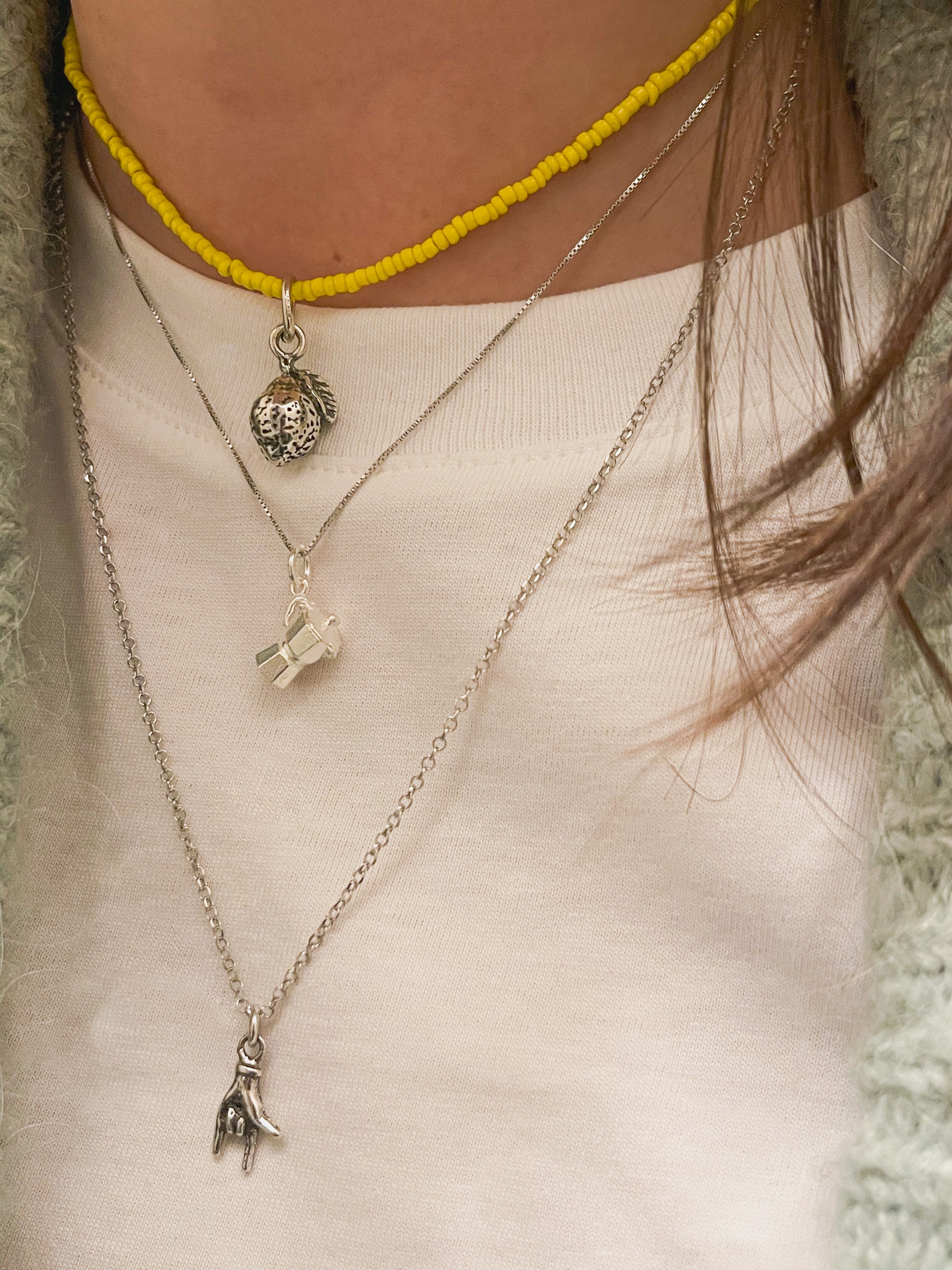 MOKA PENDANT ORO/ARGENTO