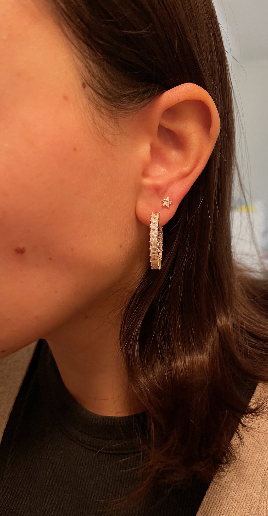SHINING STARS EARRINGS ORO/ARGENTO