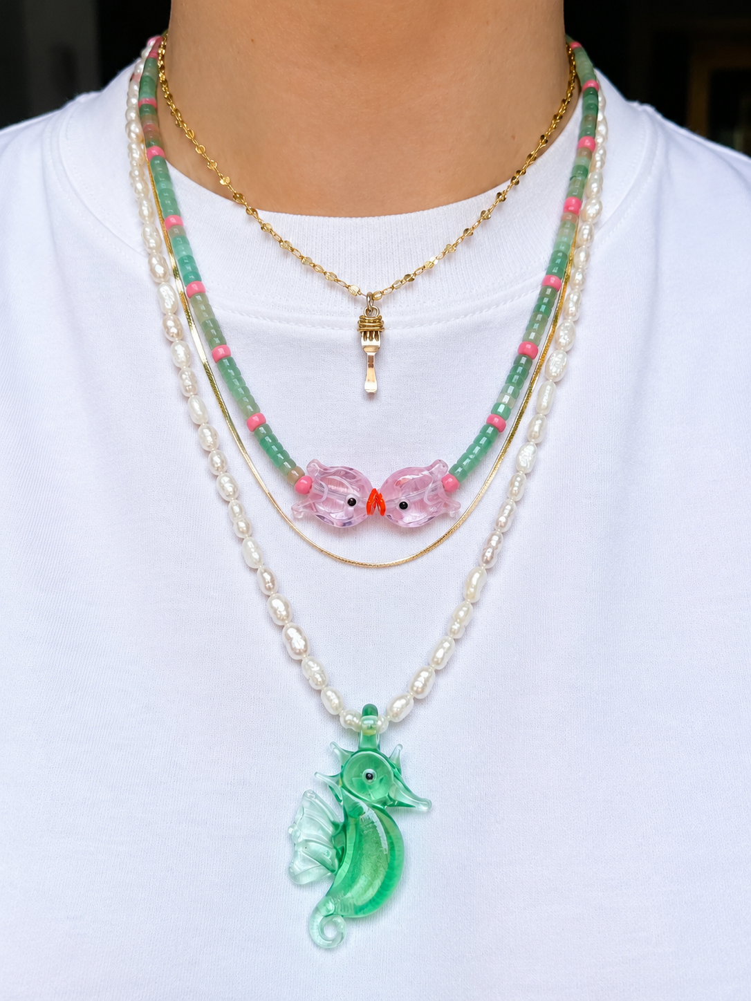 KISS KISS NECKLACE