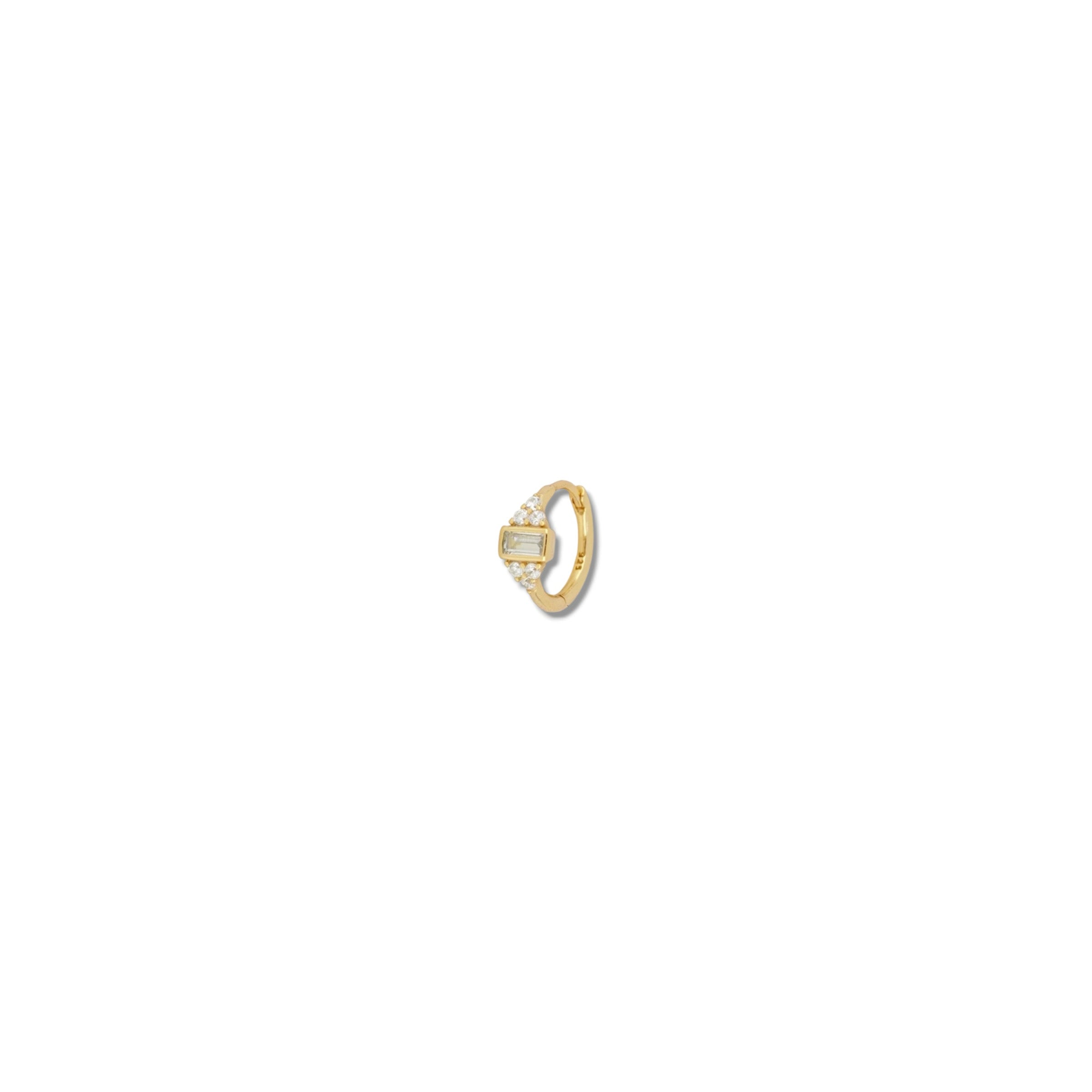 MIRELLA MINI HOOP WHITE