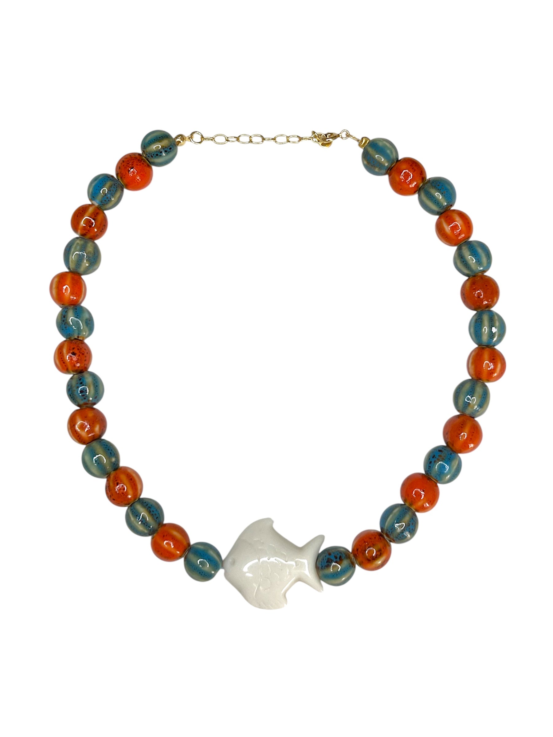 FLOUNDER NECKLACE BIANCO