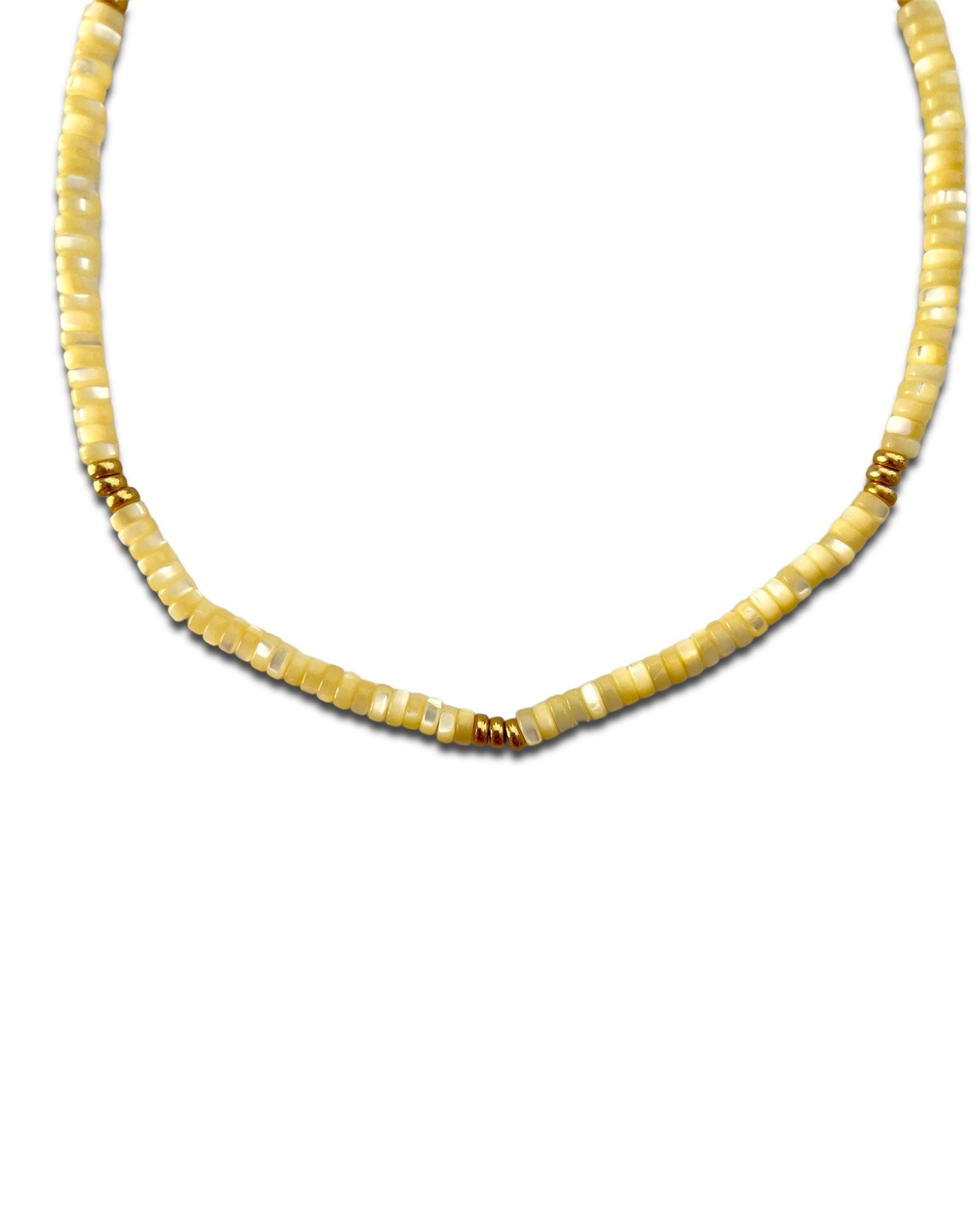 YELLOW KELLY NECKLACE GOLD