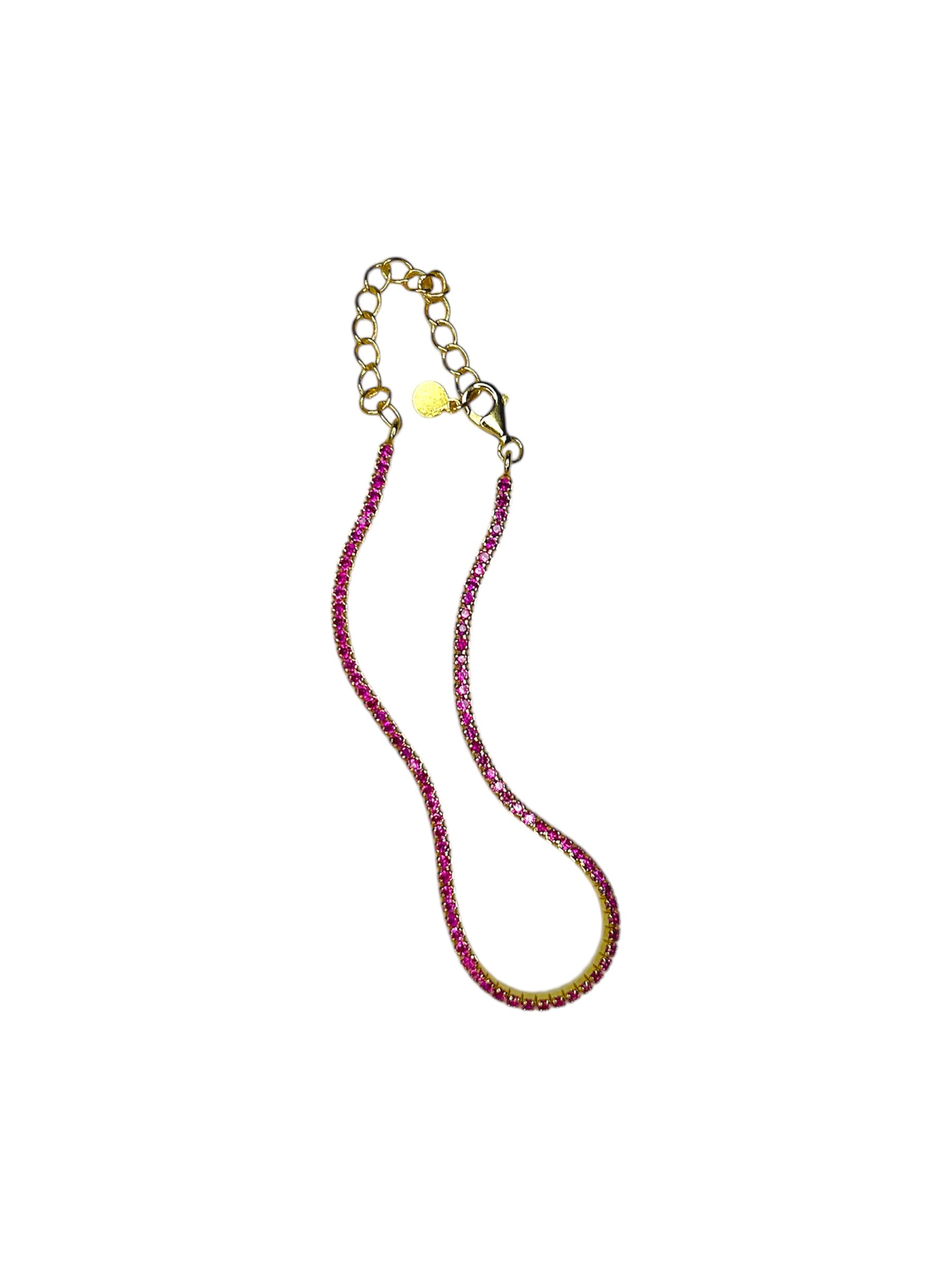 RUBY RED TENNIS GOLD