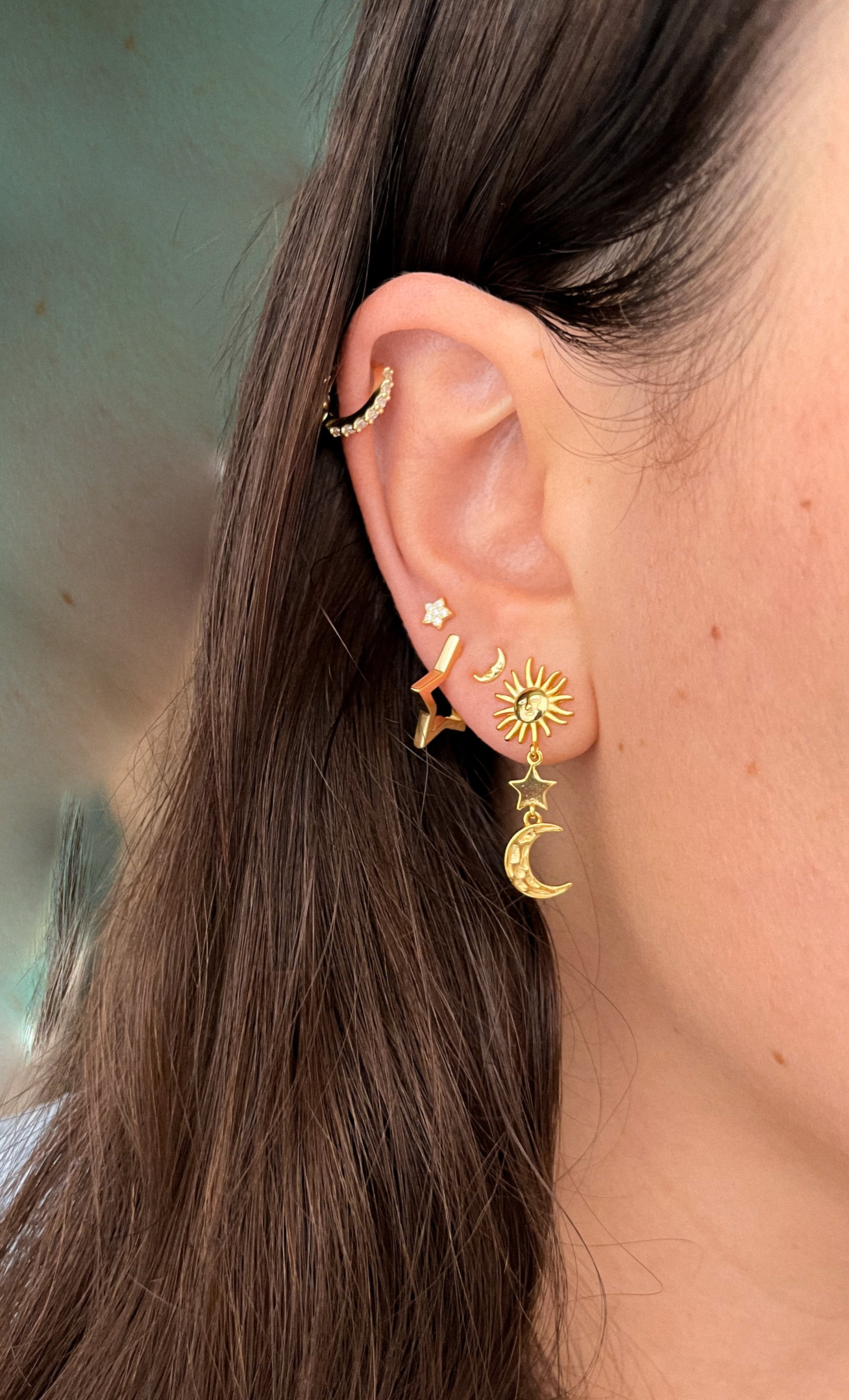 MOON & STARS EARRINGS