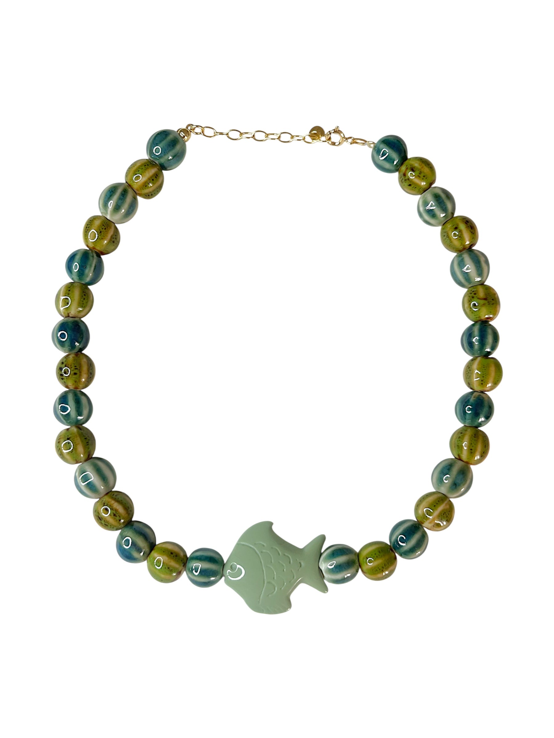 FLOUNDER NECKLACE VERDE