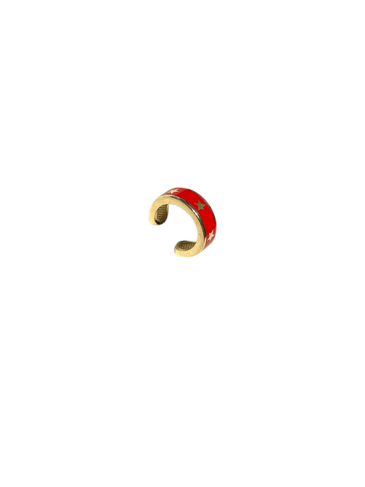 RED STARS EARCUFF