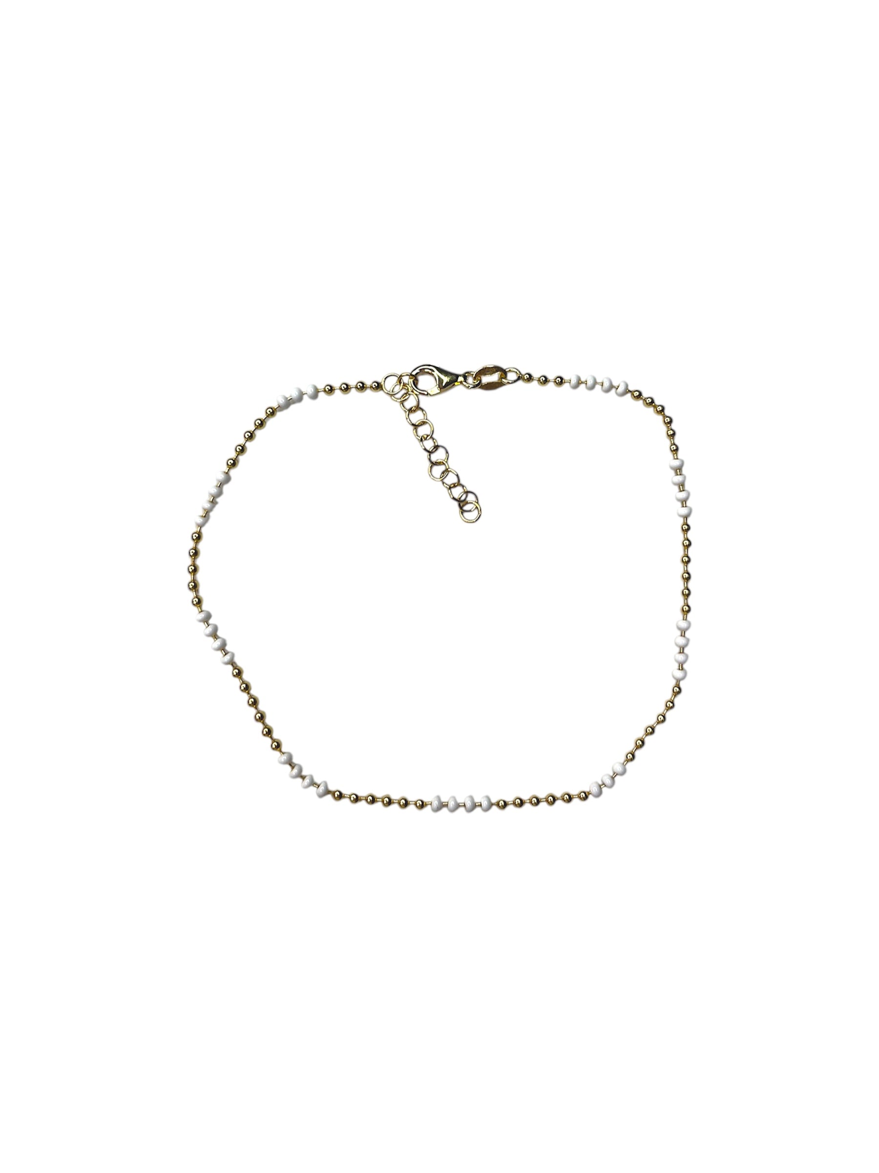 WHITE SOLÉA ANKLET