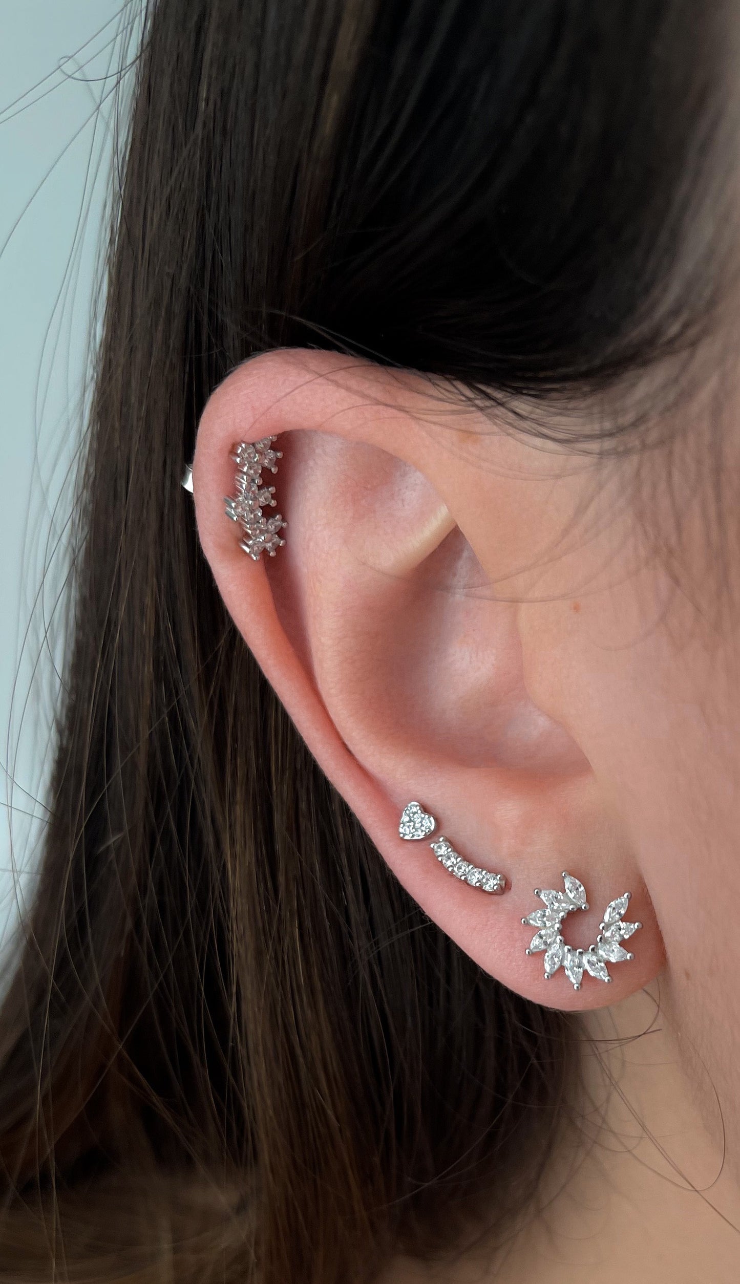 LINE EARRINGS ORO/ARGENTO