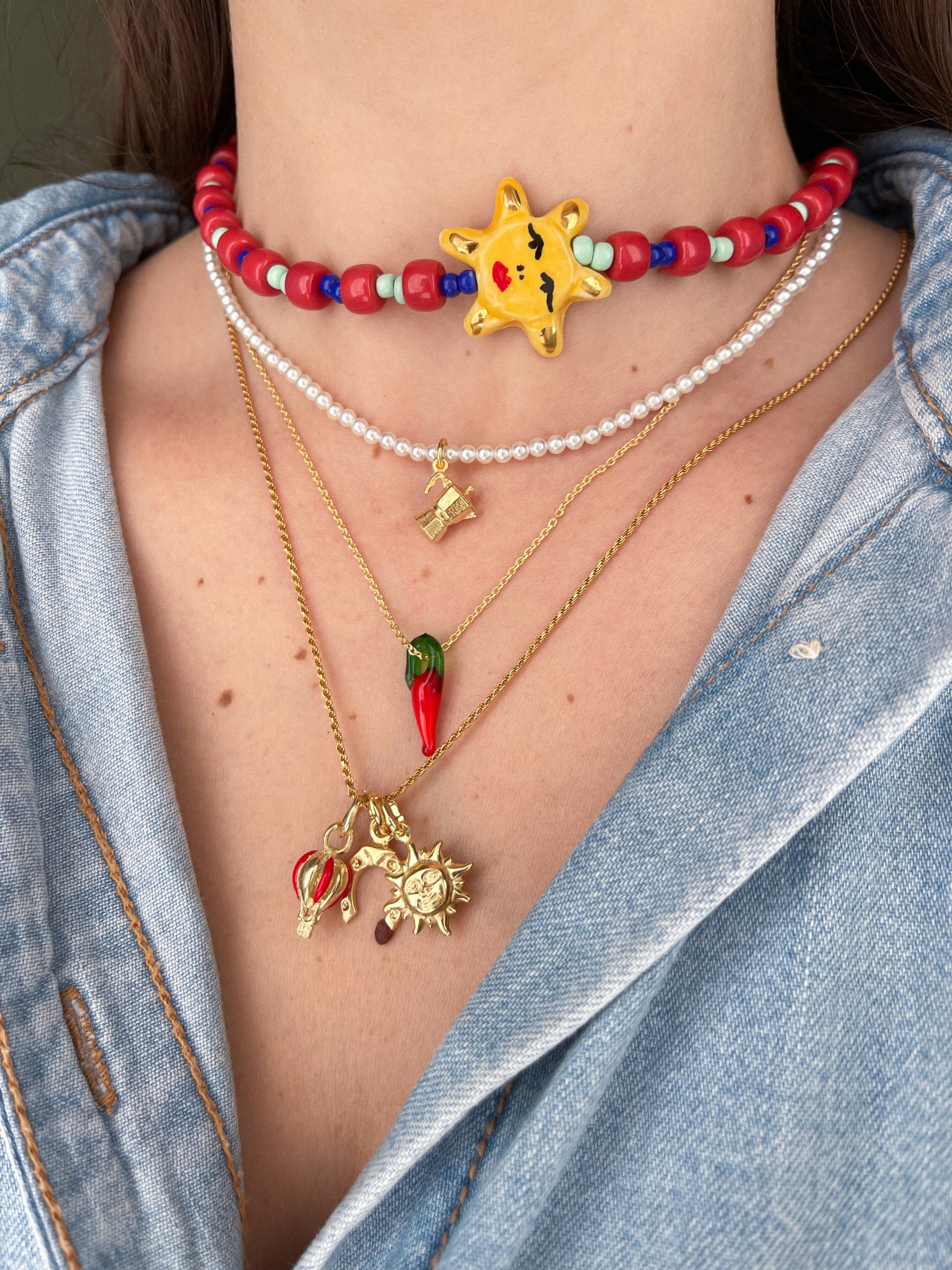 SUNSHINE PENDANT ORO/ARGENTO