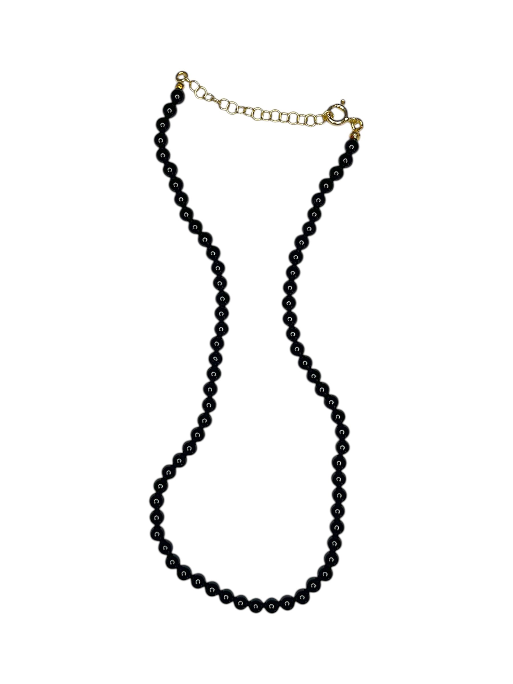 ONYX NECKLACE GOLD