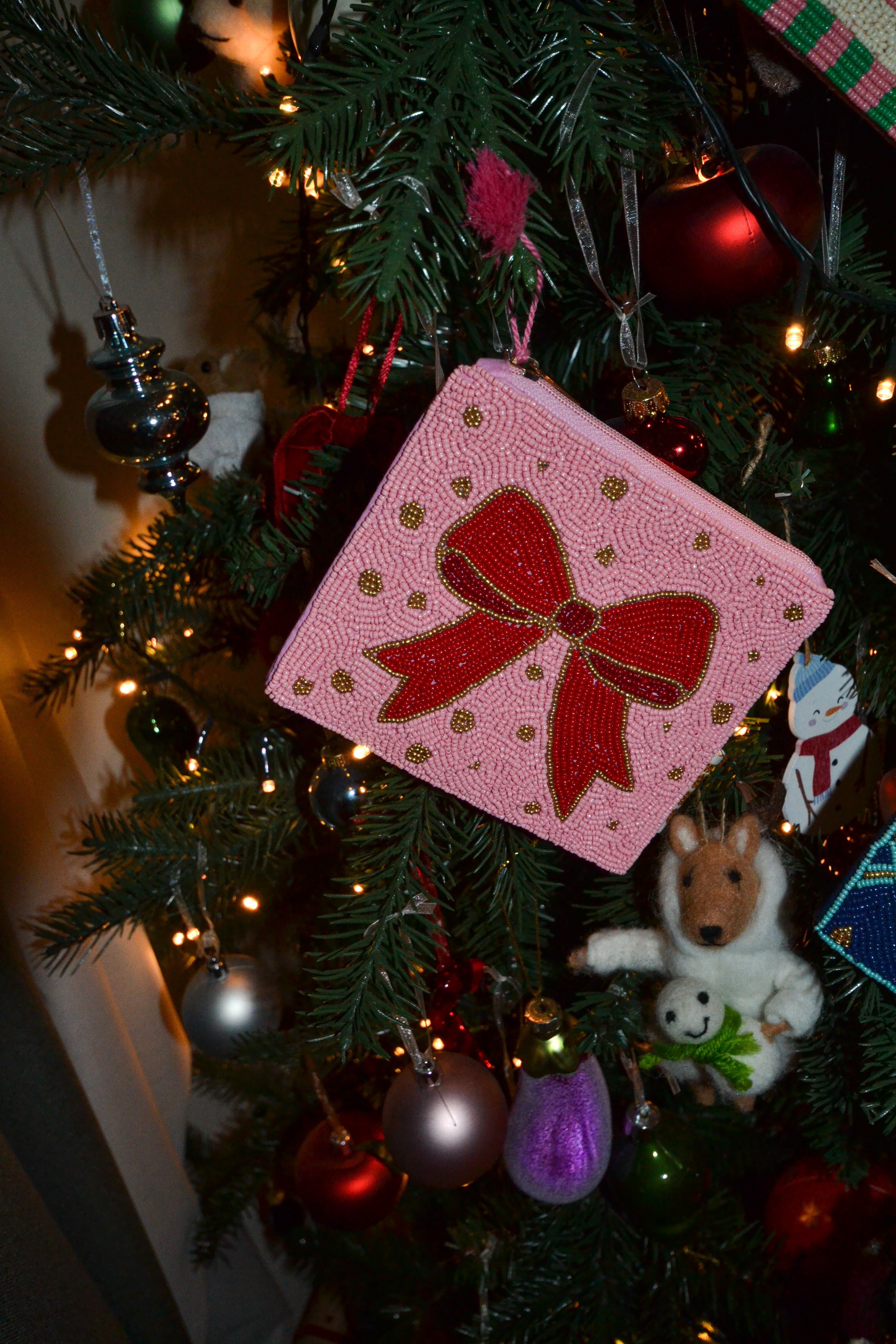 FIOCCHETTO POIS POCHETTE MEDIUM