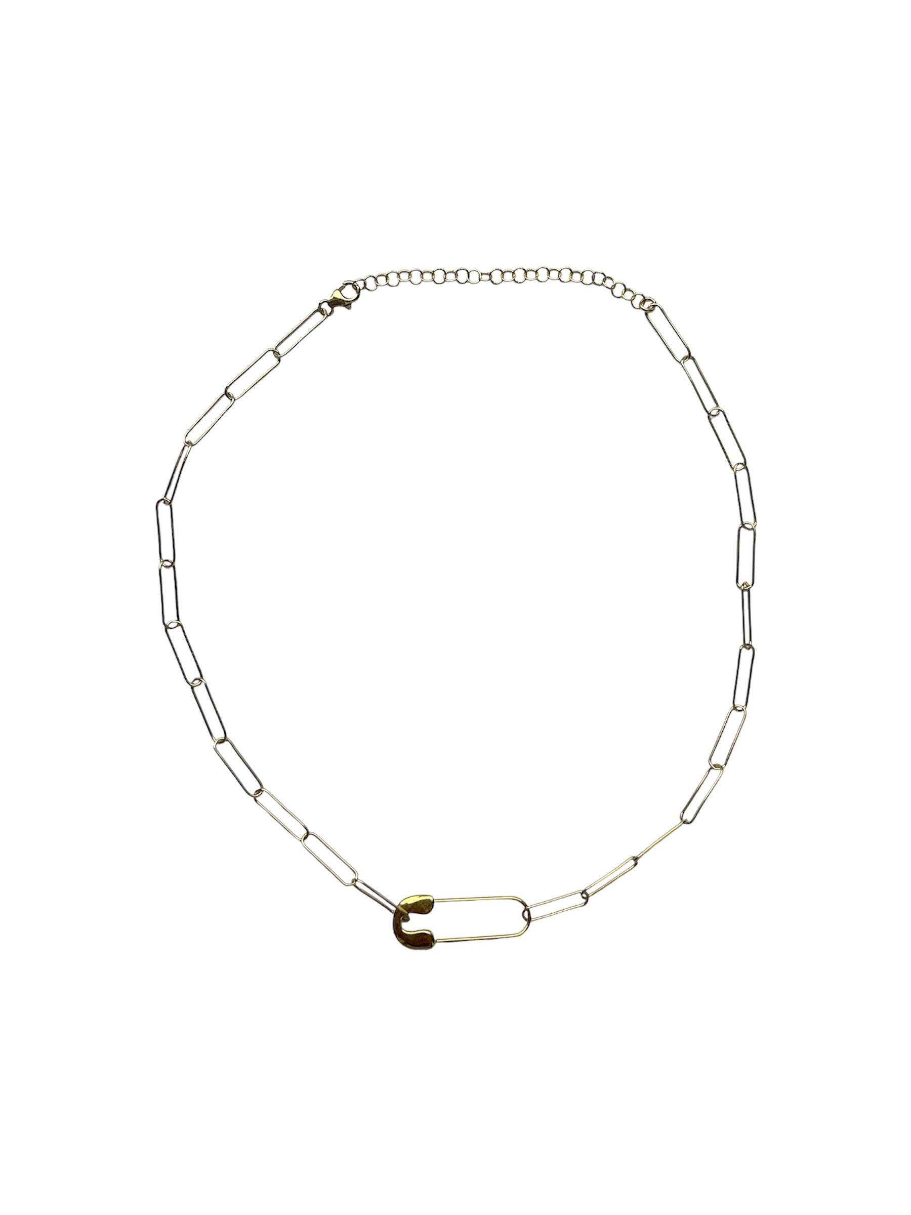 YOUR SAFETY PIN NECKLACE PRE-ORDINE