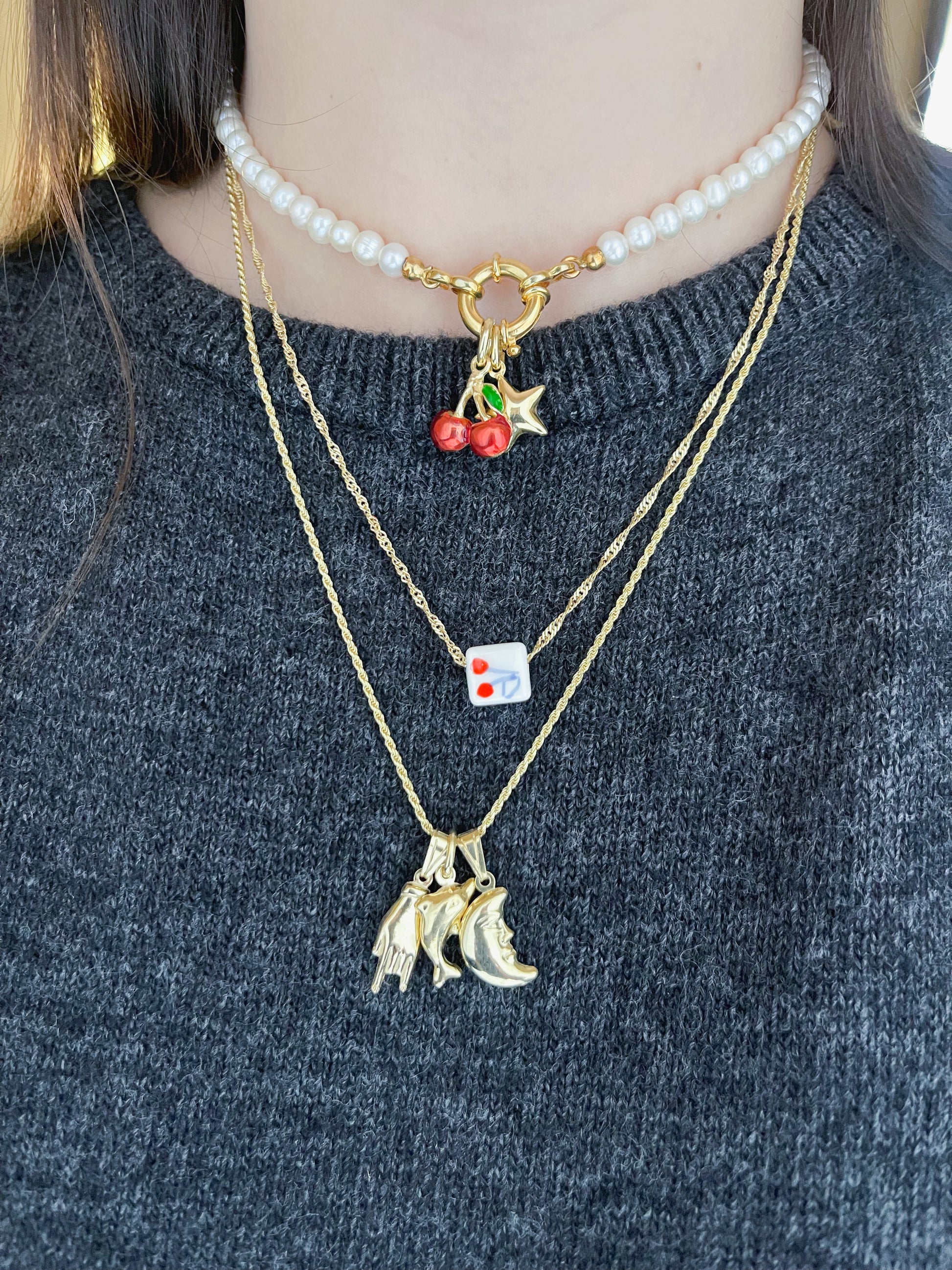 DOLPHIN PENDANT ORO/ARGENTO