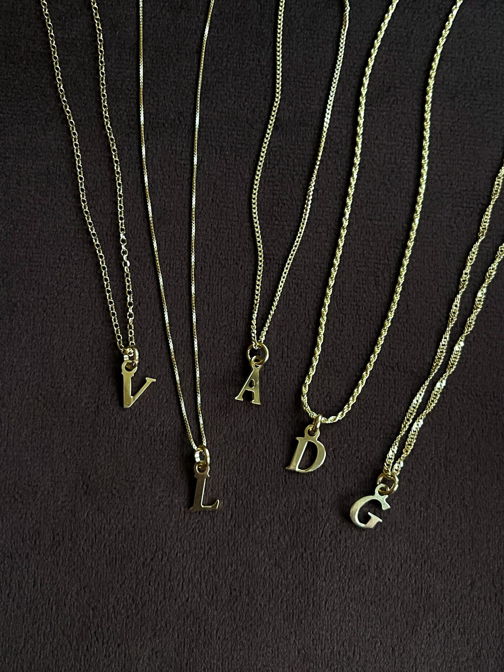 YOUR LETTER PENDANT