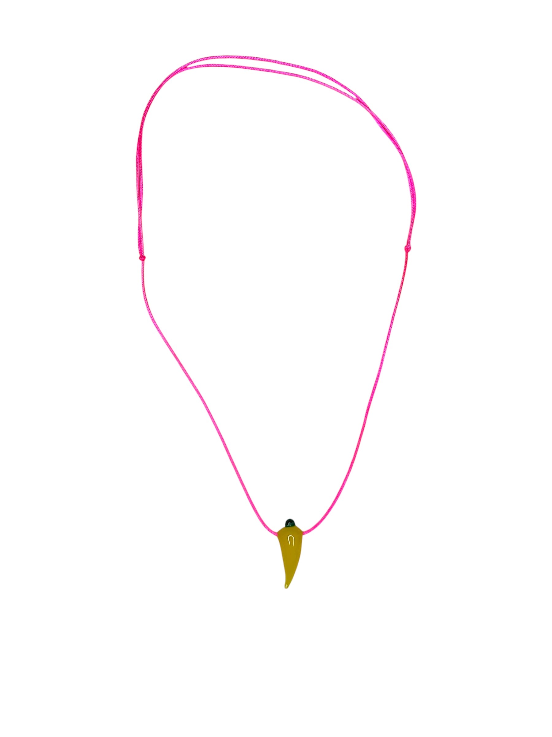 YELLOW CHILLI NECKLACE