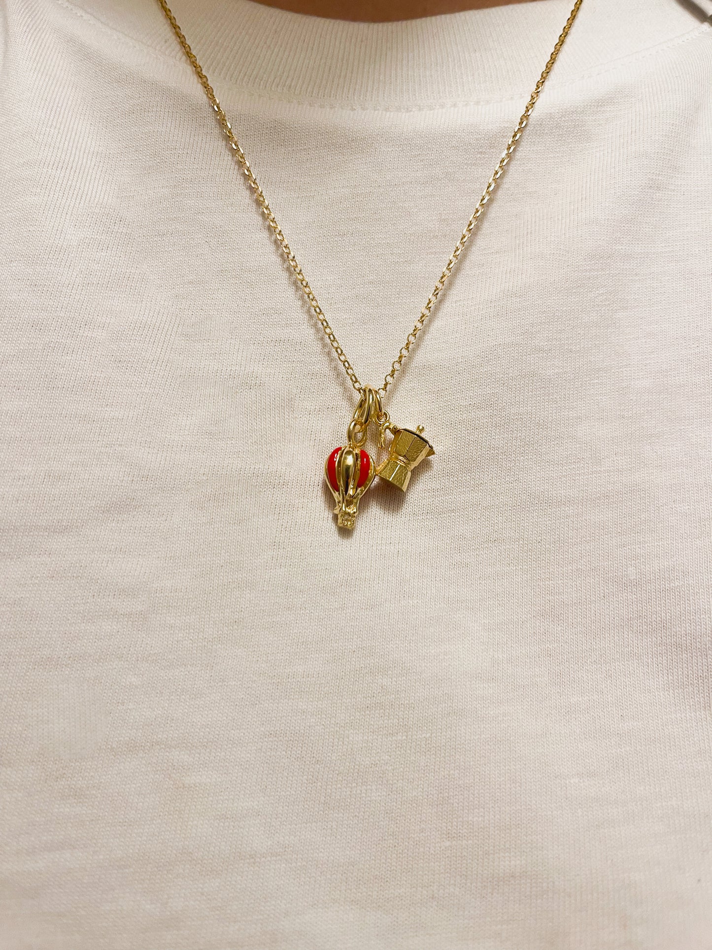 MOKA PENDANT ORO/ARGENTO