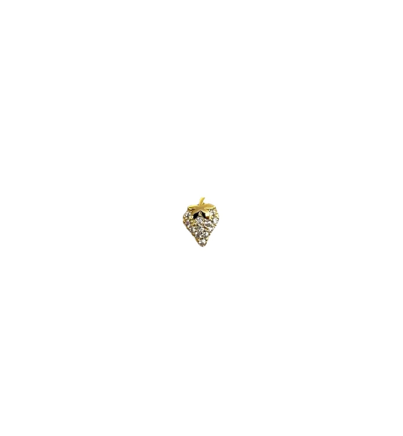 STRAWBERRY EARRING ORO/ARGENTO