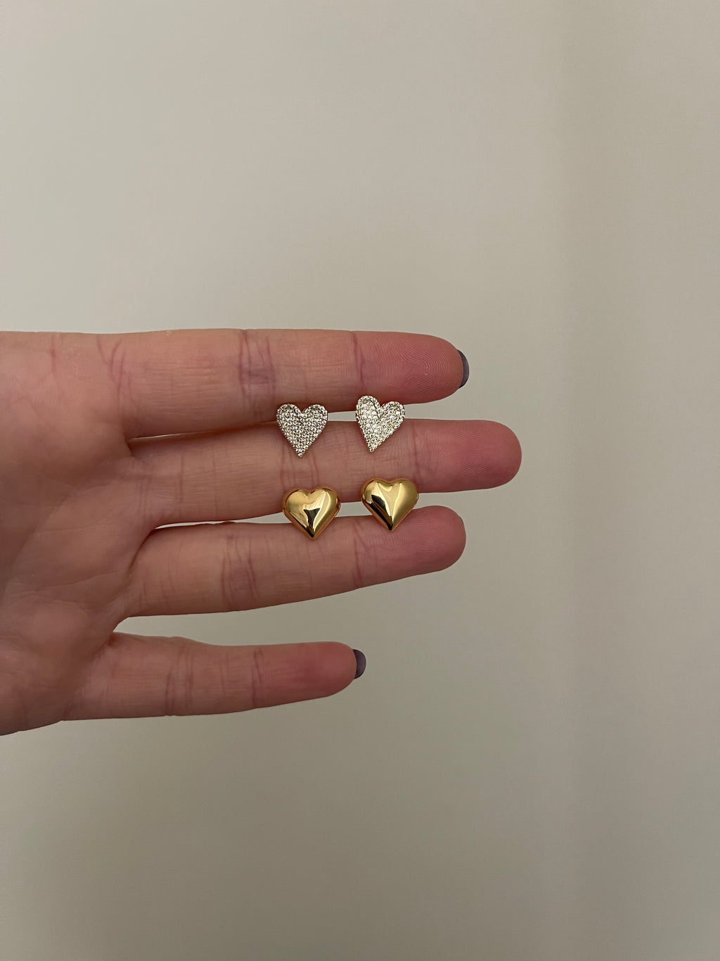 LOVE PAVÈ EARRINGS ORO/ARGENTO