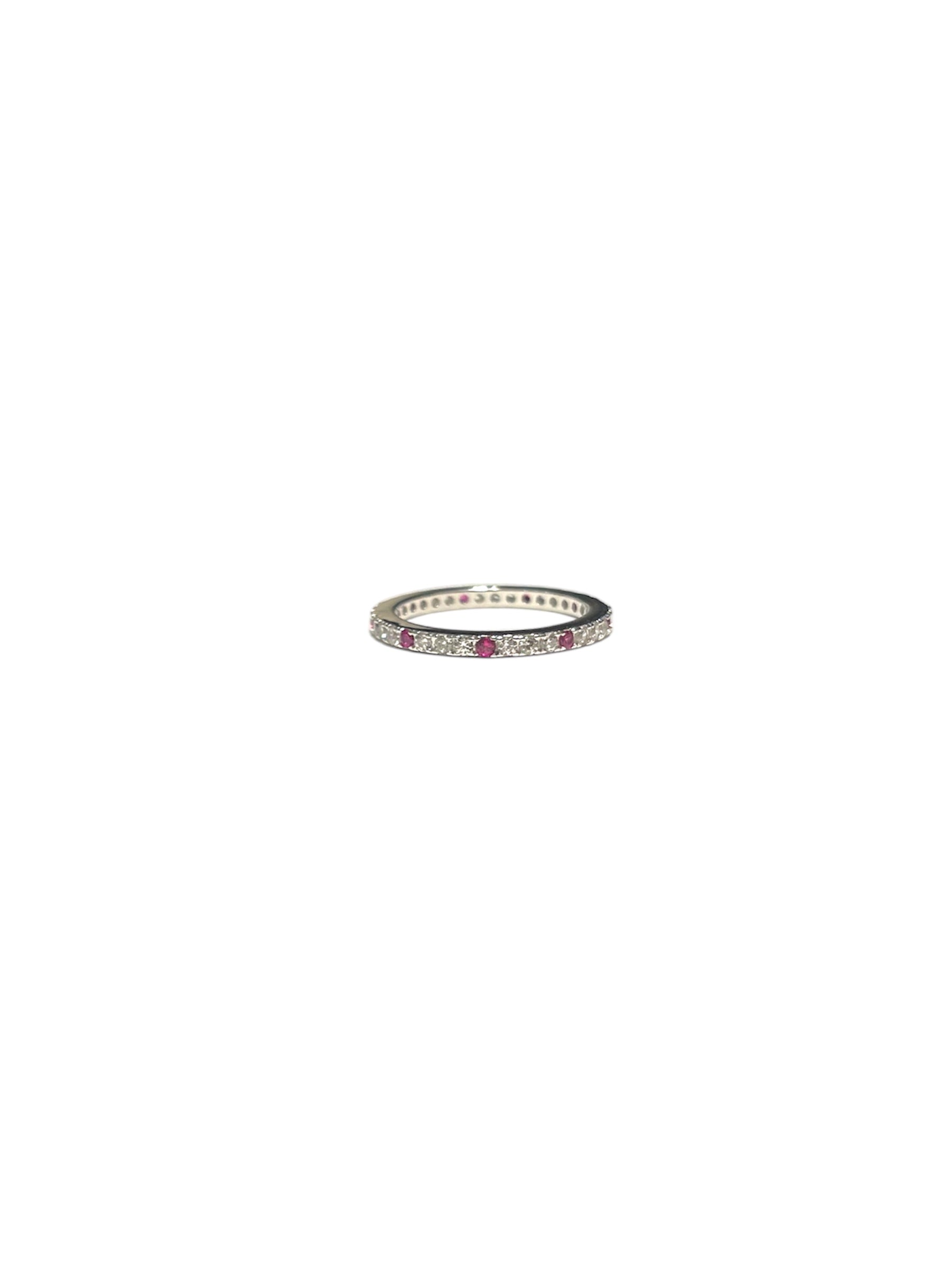 RUBY RED POIS RING