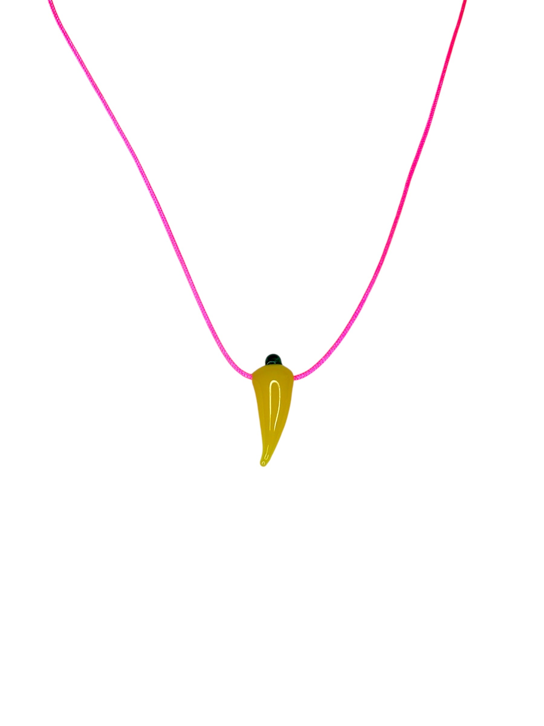 YELLOW CHILLI NECKLACE