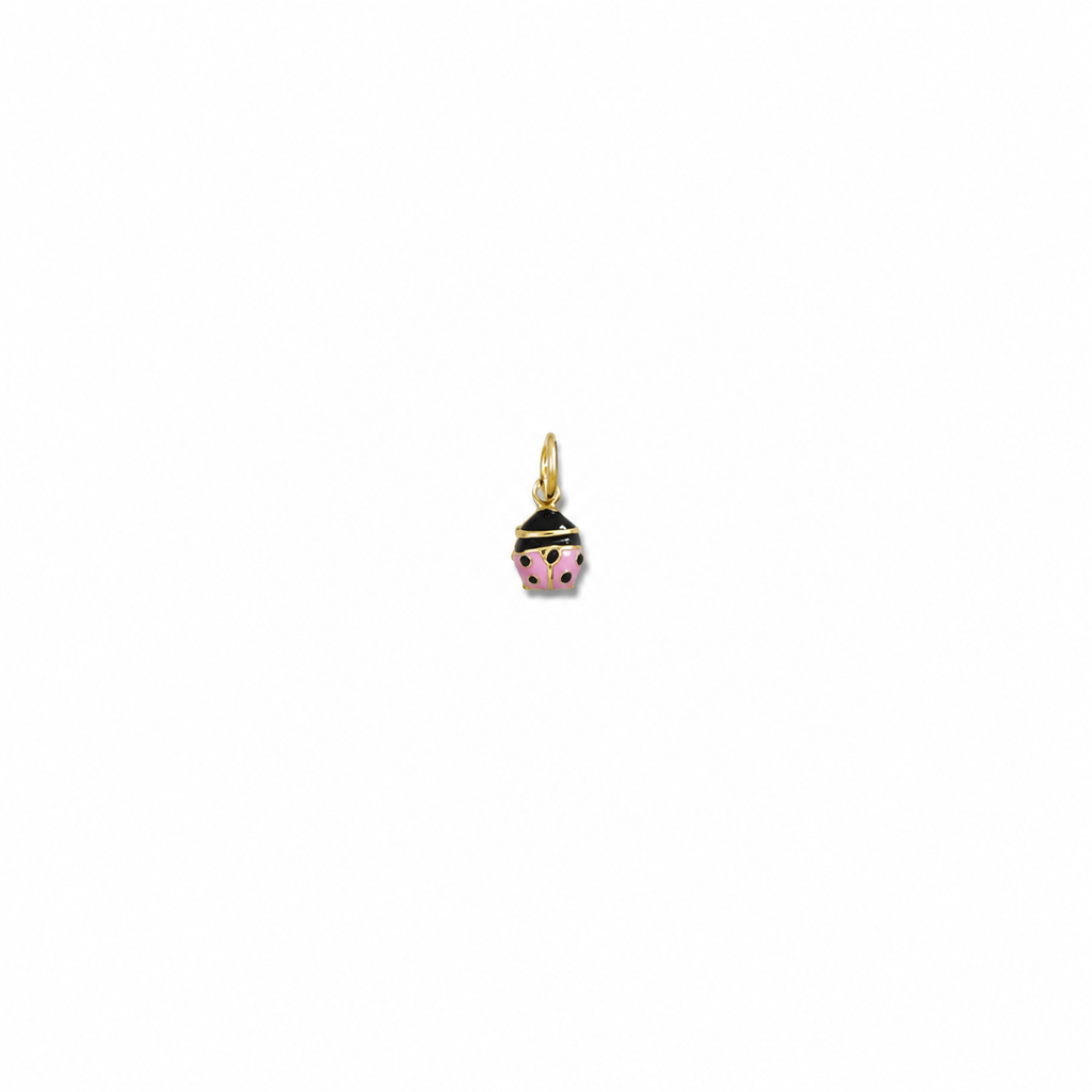 MICRO COCCINELLA ROSA PENDANT