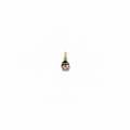 MICRO COCCINELLA ROSA PENDANT