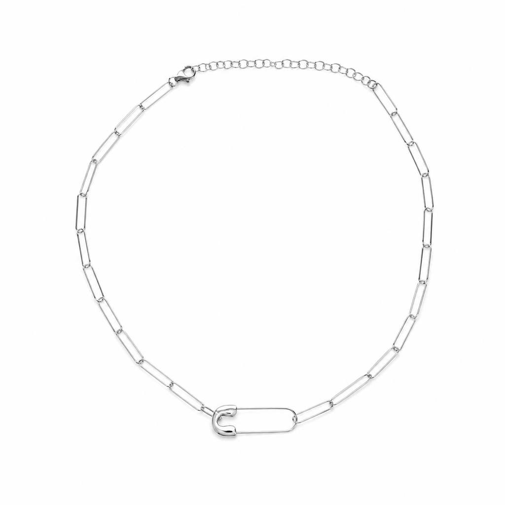 YOUR SAFETY PIN NECKLACE PRE-ORDINE
