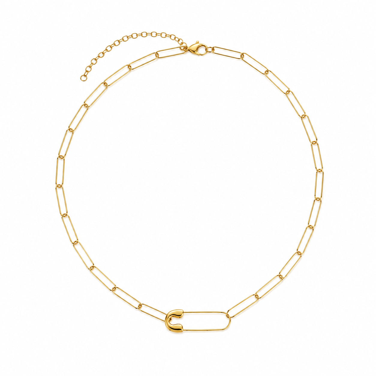 YOUR SAFETY PIN NECKLACE PRE-ORDINE