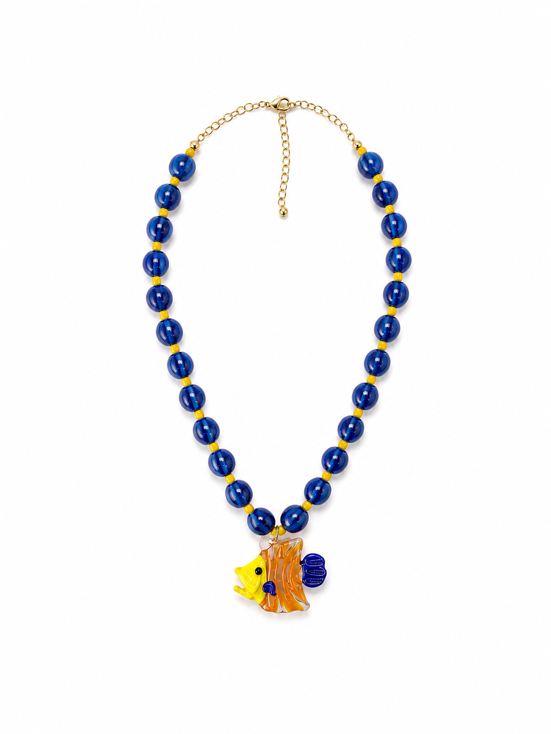 BLUE FISH NECKLACE