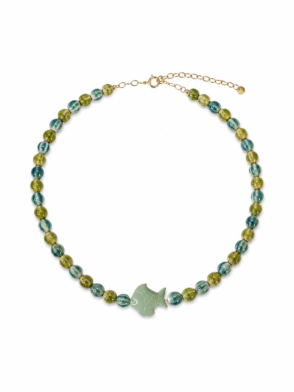 FLOUNDER NECKLACE VERDE