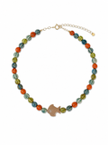 FLOUNDER NECKLACE BEIGE