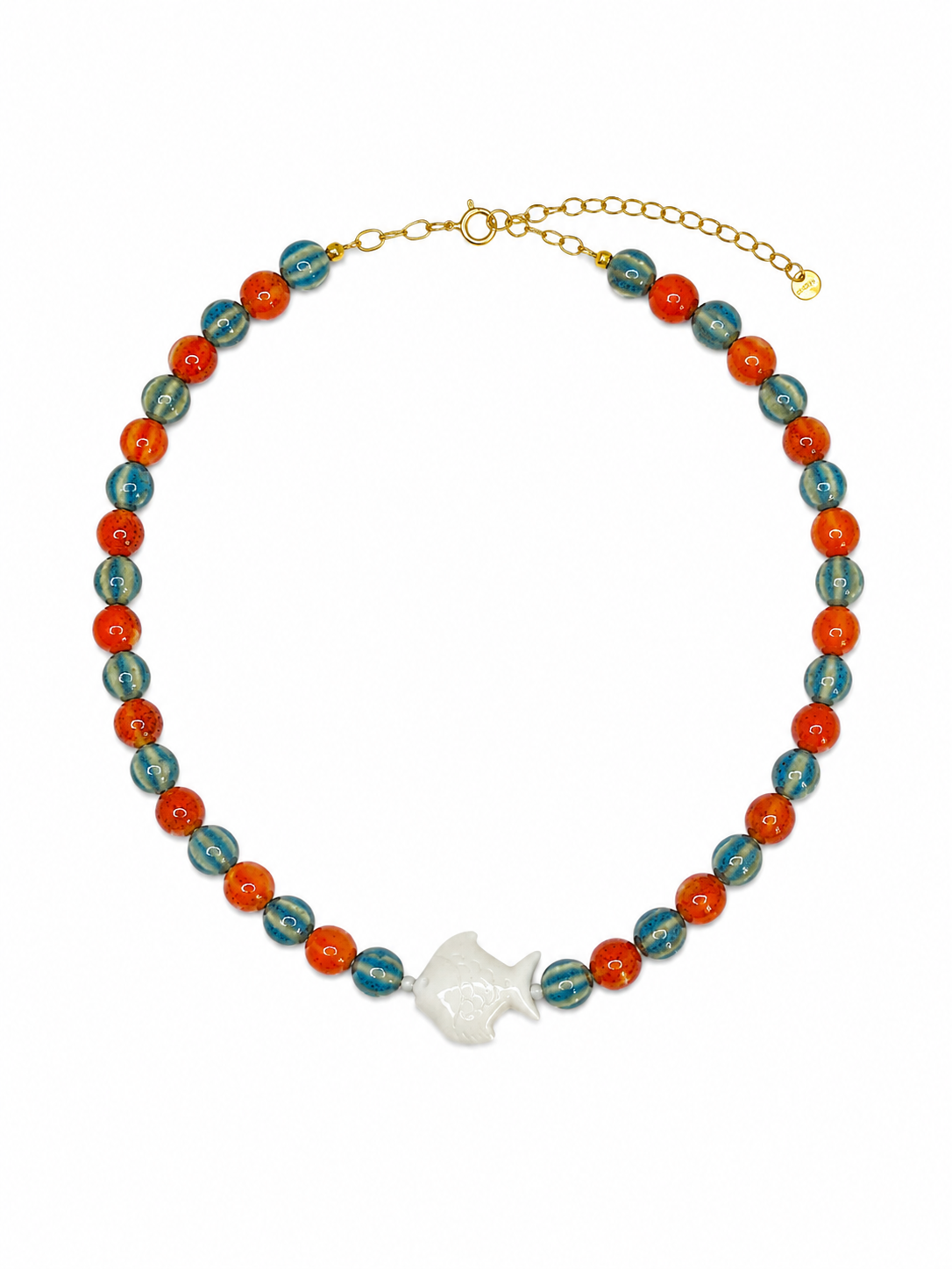 FLOUNDER NECKLACE BIANCO