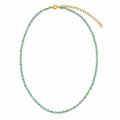 OLGA NECKLACE AMAZZONITE/FILO OCRA PRE-ORDINE