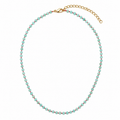 OLGA NECKLACE AMAZZONITE/FILO ROSA PRE-ORDINE
