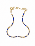 BLUE POIS TENNIS GOLD