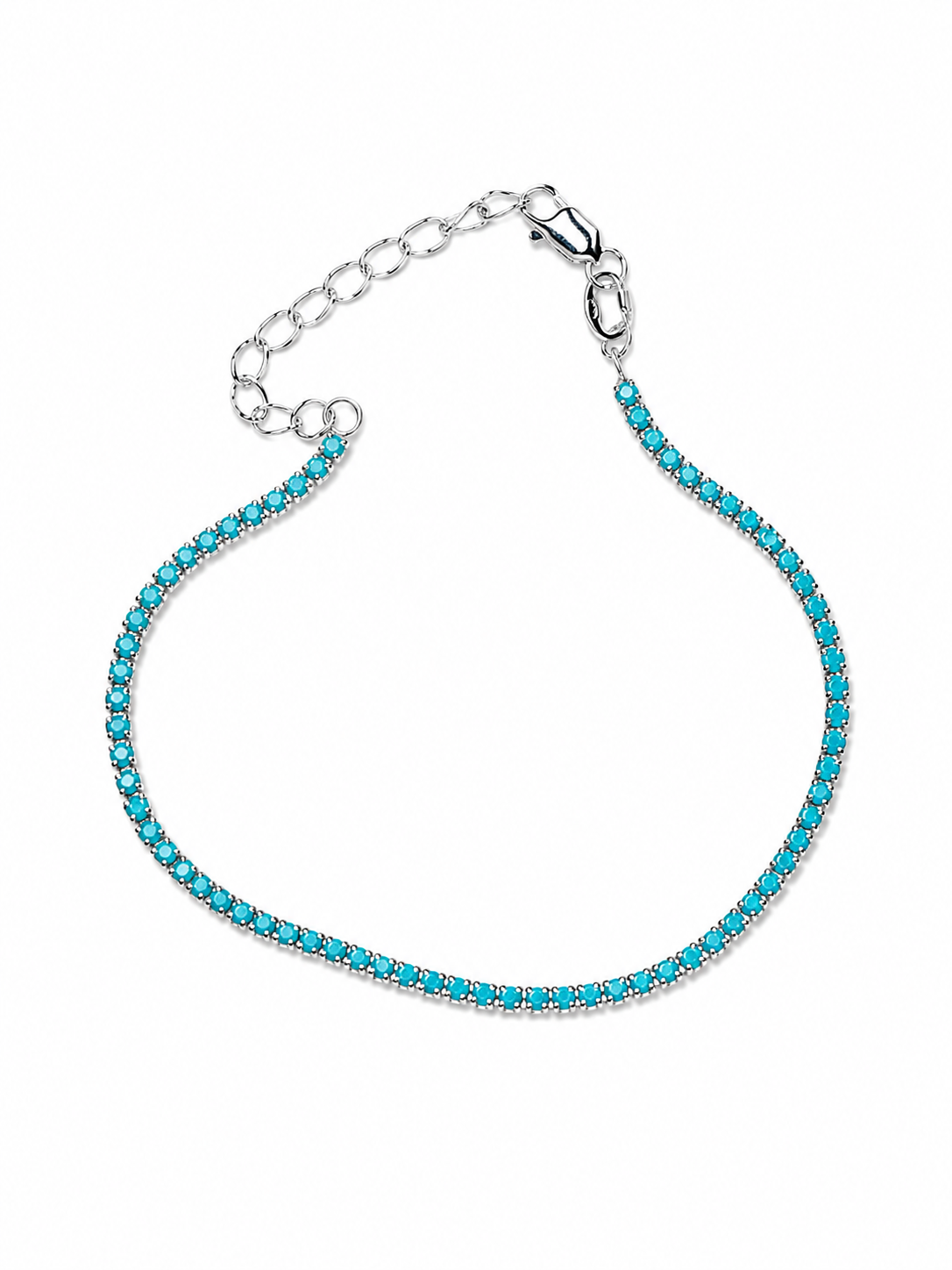 TURQUOISE TENNIS SILVER