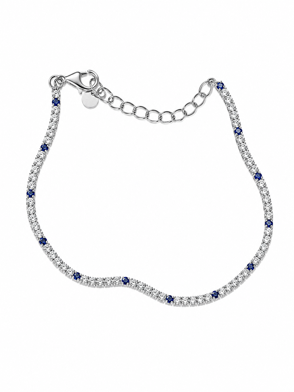 BLUE POIS TENNIS SILVER