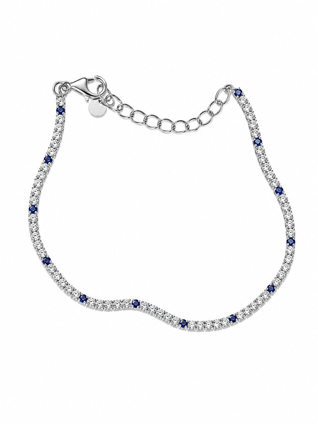 BLUE POIS TENNIS SILVER