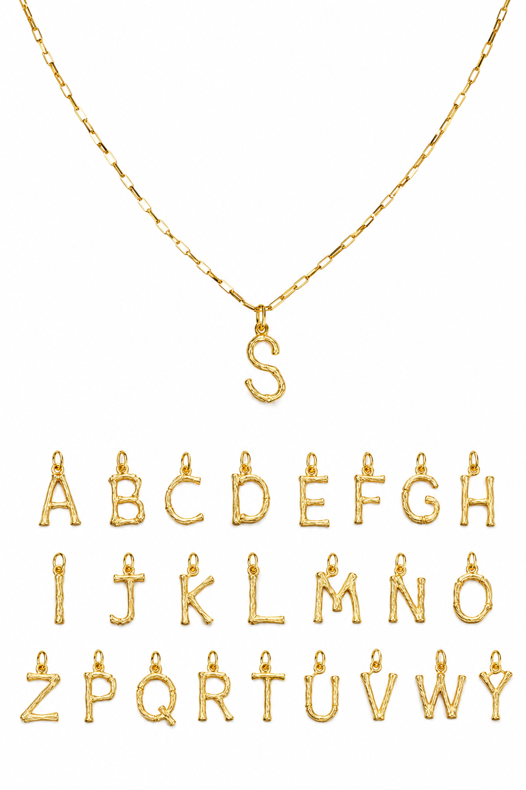 FUNKY LETTER NECKLACE