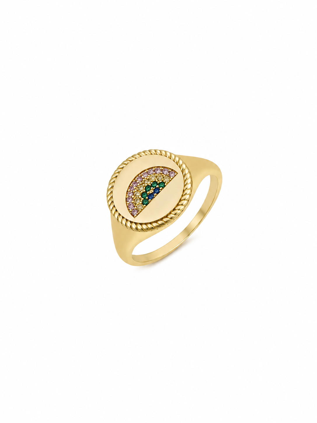 RAINBOW CHEVALIER RING