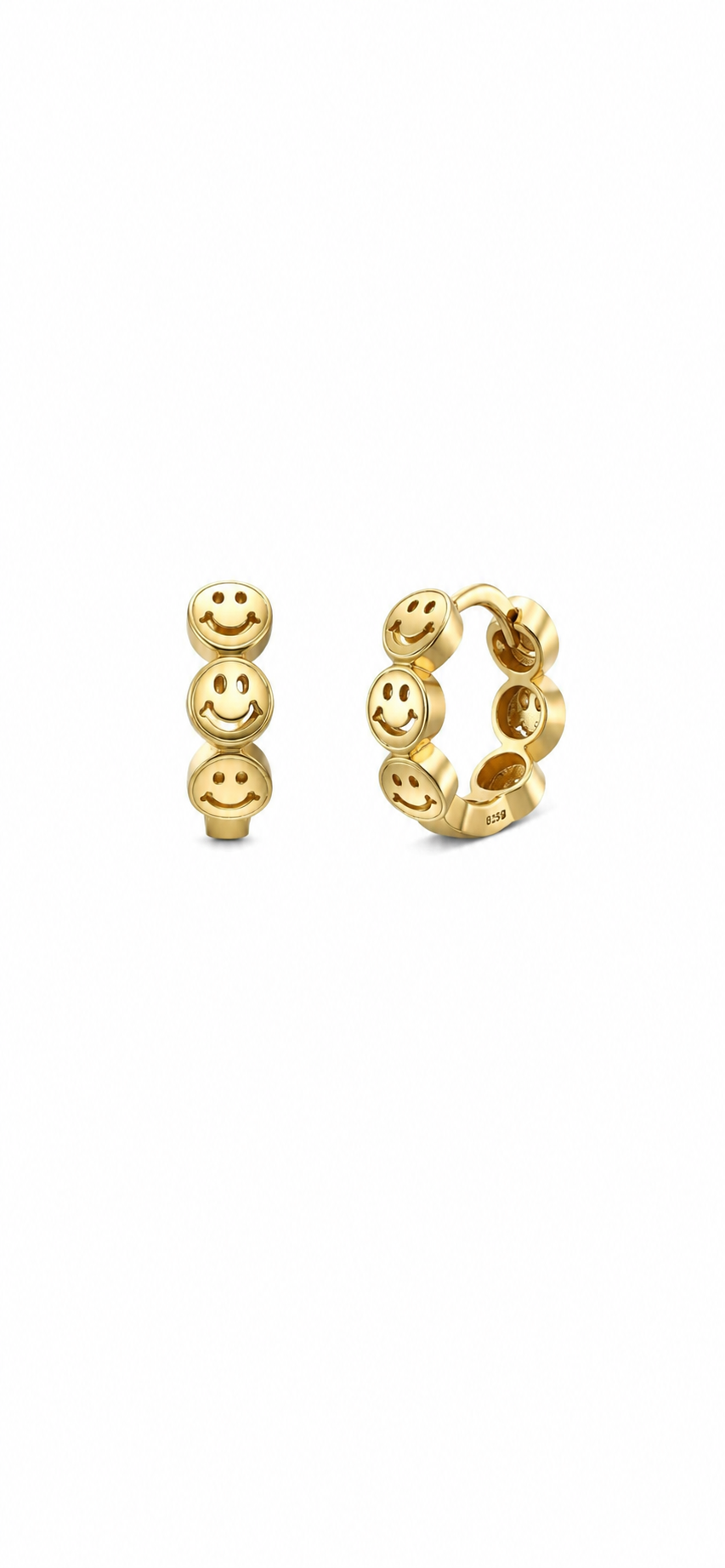 SMILEY MINI HOOPS