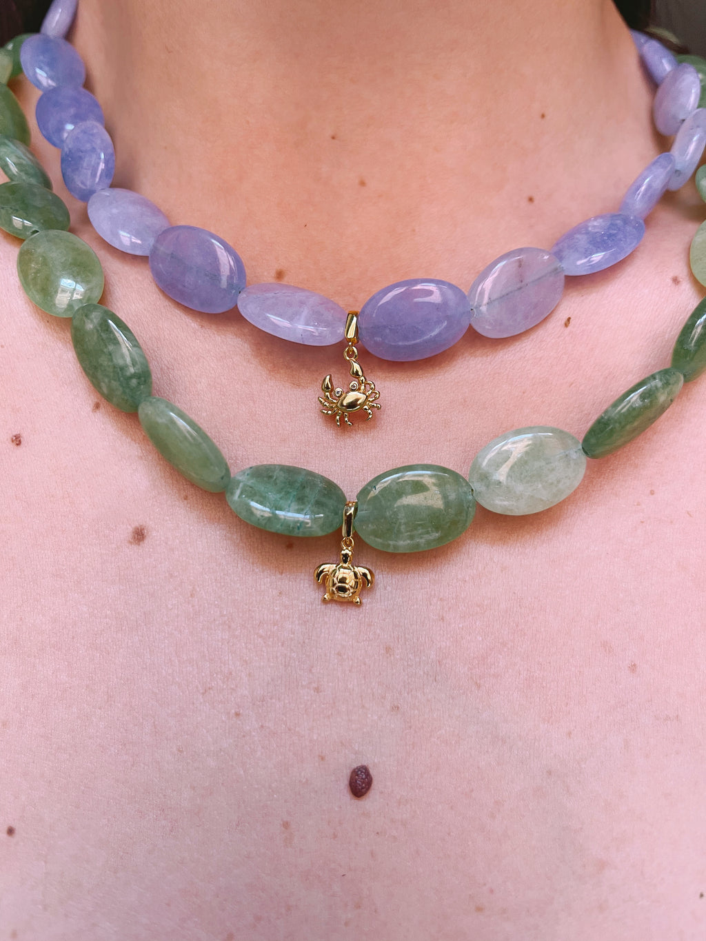 JADE NECKLACE BLUE